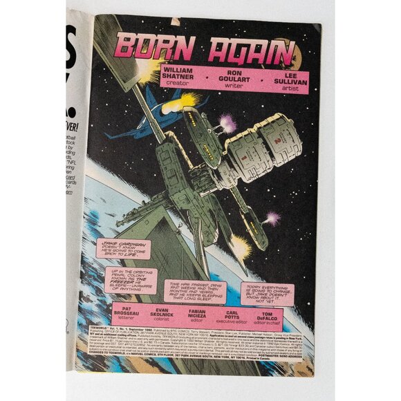 William Shatners Tek World #1 Comic Book Marvel 1992 1st Print - Picture 6 of 13